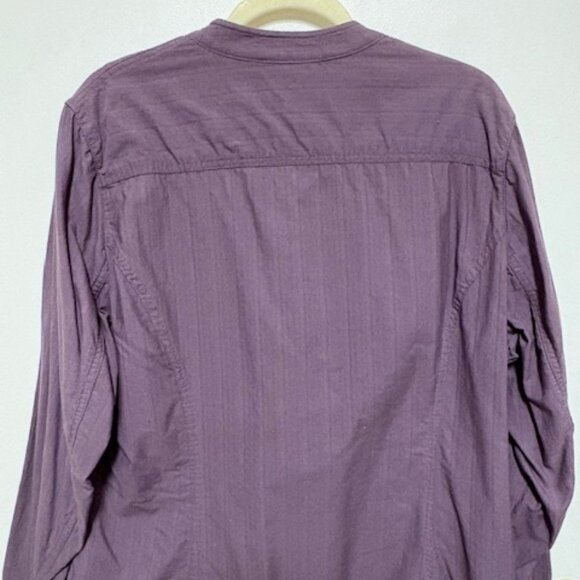COLDWATER CREEK SHAPED WOMEN PURPLE BUTTON DOWN COTTON JACKET. SZ. W18 - Picture 5 of 5
